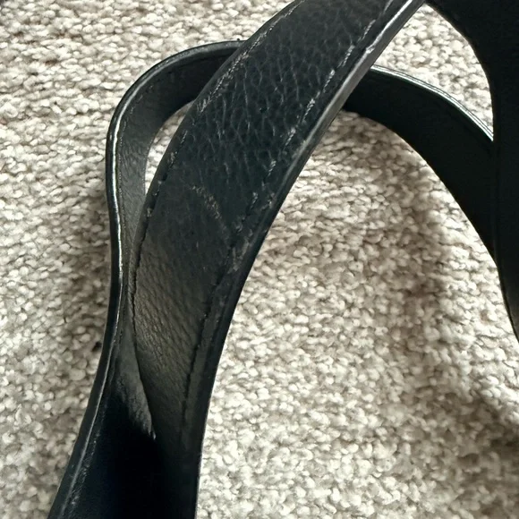 Michael Kors Black Shoulder Bag with Gold Accents - Picture 8 of 16